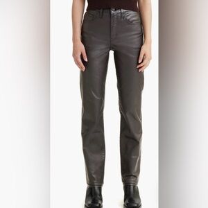 Levi's Metallic Straight Leg Pants